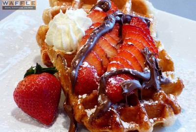 Strawberry Nutella Waffle Wicked Waffle Washington DC